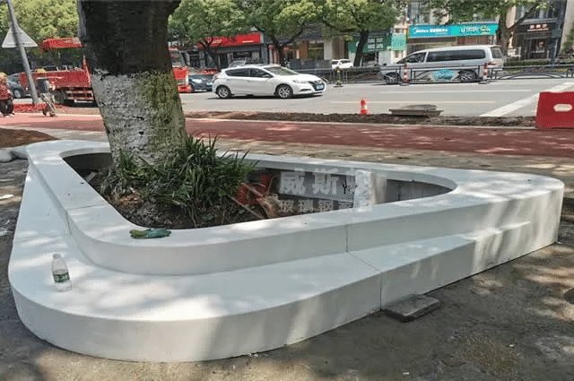 Banco de parque de pedra fundida UHPC